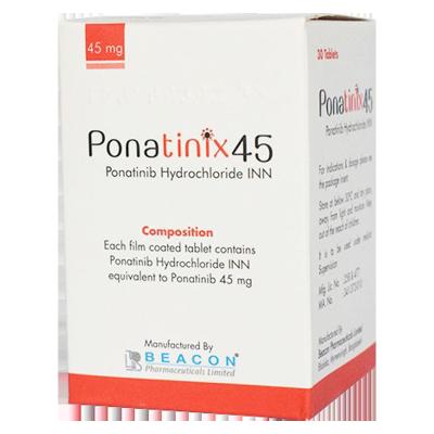 China 30 Cápsulas 45 mg Ponatinib Inibidores da cinase multi- direcionados à venda