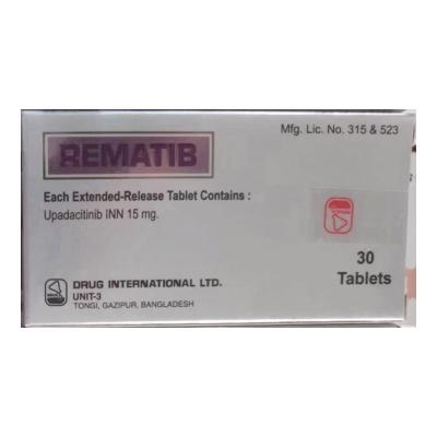 China 10 Tabletten Upadacitinib 15 mg Upanib 15 Voor volwassen patiënten met actieve reumatoïde artritis Te koop