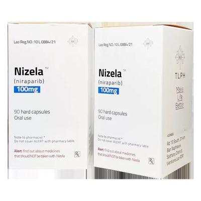 China 100 mg Nizela Niraparib Tratamiento del cáncer de ovario 30 cápsulas en venta