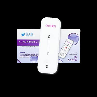 China Kit de ensaio de CRP de proteína C-reativa Método imunocromatográfico de ouro coloidal à venda