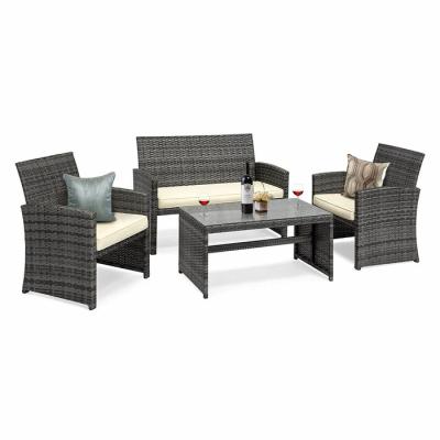 China High Quality Modern Rattan Sofa Set Outdoor Patio Garden Furniture Rattan Furniture for sale