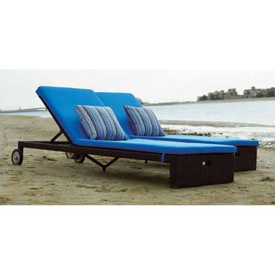 China Modern Rattan Daybed Leisure Garden Wicker Outdoor Sun Sofas Outdoor Rattan Sun Sofas for sale