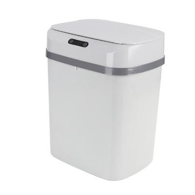 China Sustainable Induction Trash Bin Smart Household Automatic Convenient Storage Trash Can for sale