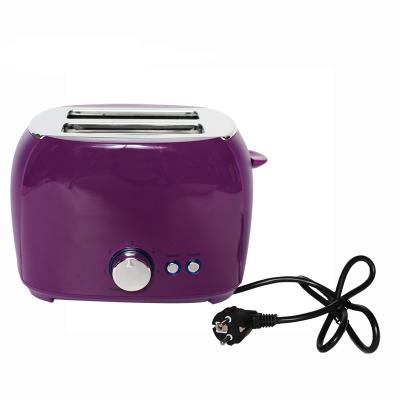 China 2 Slice Logo Defrost Portable Cute Electric Bread Toaster Hotel Kitchen Electric Appliances for sale