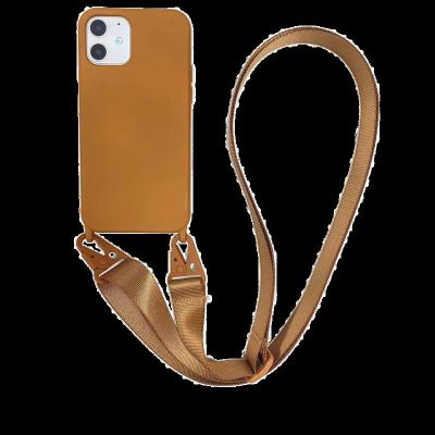 China Shockproof Silicone TPU Cross - Body Collar Phone Case For iPhone 13 Lanyard Cord Strap Cover Case For iPhone 14 Pro Max Case for sale