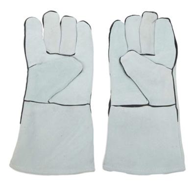 China Wholesale Highest Price Heat Resistant Heat Resistant Grill Accessories Leather Gloves For Barbecue for sale