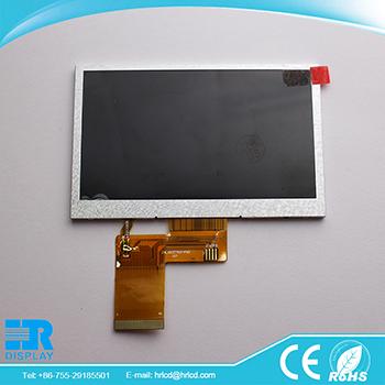 China Factory direct 4.3 inch tft lcd display with WQVGA 105.4 x 67.1 x 4.05 for sale