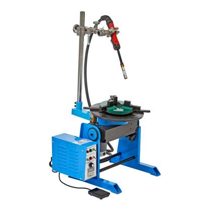 China Garment Shop Welding Positioner 30kg Rotary Light Welding Rotator Table Positioner for sale