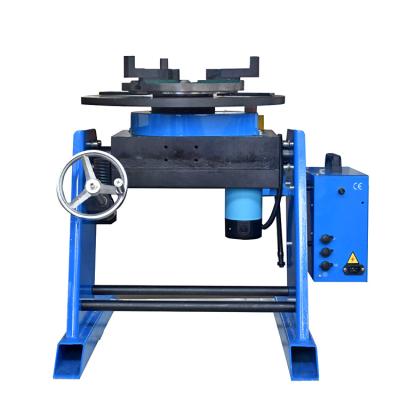 China Truss Circular Seam Automatic Welding Machine Round Pipe Flange Rotating Welding Platform 300kg Welding Positioner for sale