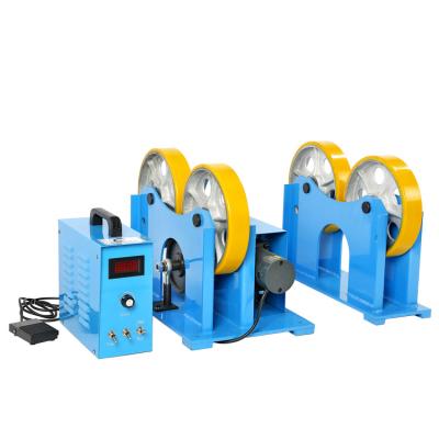 China Machinery Repairs Workshop Rotator Rubber Roller Welding Roller Welding Rotating Rolls for sale