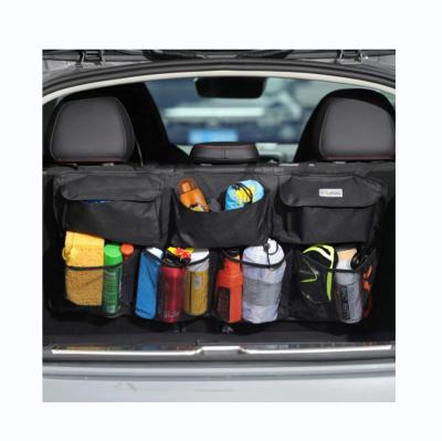 China Multifunctional Space Car Trunk Backup Organizer - Super Capacity Car Hanging Bag with 7 Enlarged Pockets for sale