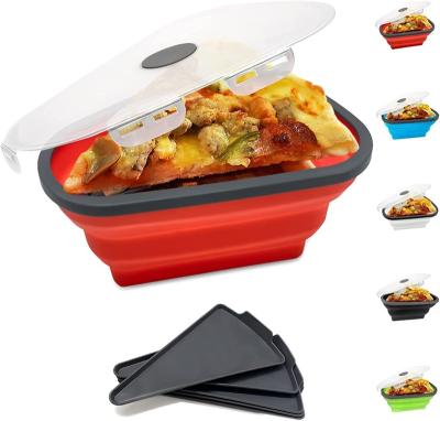 China Surplus Storage Freshness Keeping Adjustable Pizza Container with Lids to Organization and Space Saver for sale