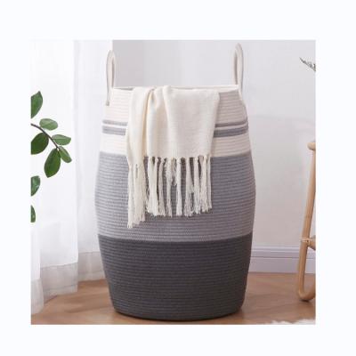 China Home Laundry Rope Hamper Woven Clothes Hamper Large 25.6