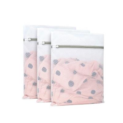 China Bathroom 3Pcs Diamond Mesh Laundry Bags durable for sale