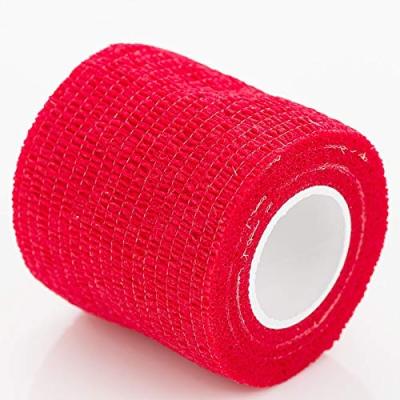 China Durable Tattoo Grip Tapes 50mm Tattoo Tools Self Adhesive Bandage QY-TTAPE2022-01 for sale