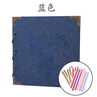 China Yicheng Factory Direct Sales Retro Packing Yicheng Factory Direct Sales Handmade Photo Album Paper DIY Circle Paste Iron Circle Album Set Polaroid iron for sale