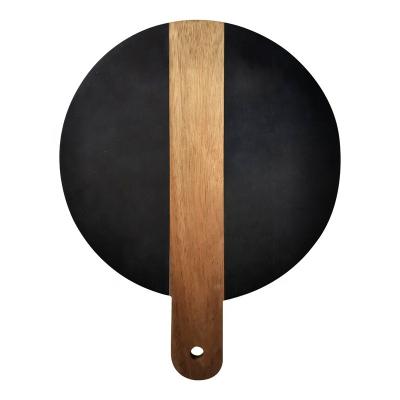 China Sustainable bamboo cheese board with knife set for sale