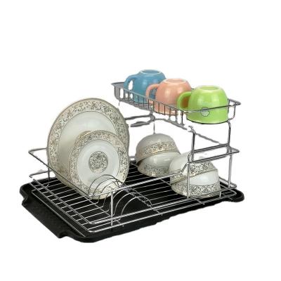 China Sustainable Dish Drainer Rack High Quality Stainless Steel For Kitchenware Storage for sale