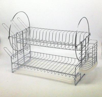 China Sustainable Dish Drainer Rack High Quality Stainless Steel For Kitchenware Storage for sale