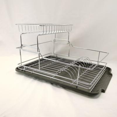 China Sustainable Dish Drainer Rack High Quality Stainless Steel For Kitchenware Storage for sale