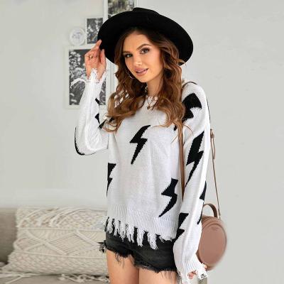 China Wholesale Breathable Deep V Neckline Pullover Sweater Ladies Autumn Winter Long Sleeve Women Open Waist Knitted Sweater for sale