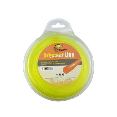 China Lawncare 2.0mm/.080 CRAZY 2-Stroke Grass Trimmer Round Line for sale