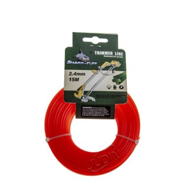 China High Quality Nylon Bush Cutter Lawn Mower Square 2-Stroke Line 2-Stroke Monofilament Grass Trimmer Line for sale