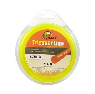 China 2-Stroke 3.3mm Round Grass Trimmer Line Brush Cutter Spare Parts Trimmer Line For Best Line Trimmer for sale