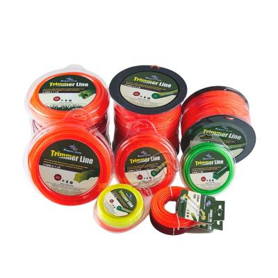 China 2-Stroke Sweep Cutter Hedge Trimmer Parts Grass Line Lawn Mowers Monofilament Trimmer Line Or Grass Cutter Line for sale