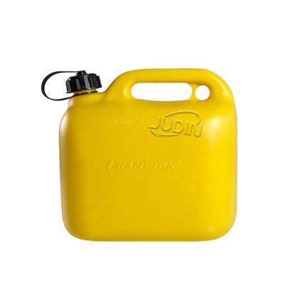 China Portable PE Mixing Tank Garden Tools 5 Liter Plastic Fuel Tank With Spout Lids Gasoline And Oil Measuring Jug for sale