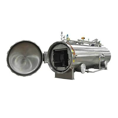 China High Temperature Laboratory Autoclave Horizontal Industrial Steam Sterilizer Rotary Sterilization Retort for sale