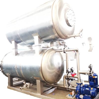 China 2.2-9.6 1400# Full Automatic Double Layer Water Bath Retort For Ladle Meat for sale