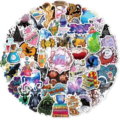 China Cartoon HOYO Sticker 50 Pcs/Pack Middle Ages Magic Stickers, Love Potion Stickers For Water Bottle Luggage Case Skateboard Guitar for sale