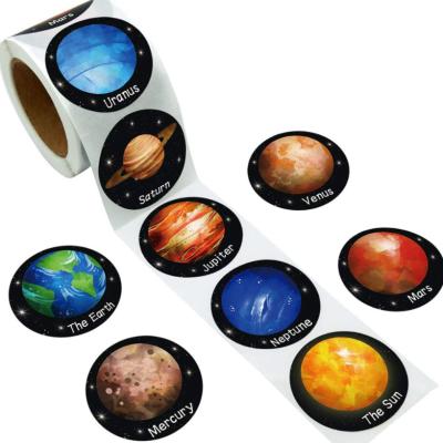 China HOYO 500 Removable Pcs / Roll Solar System Stickers , Realistic Planet Outer Space for sale