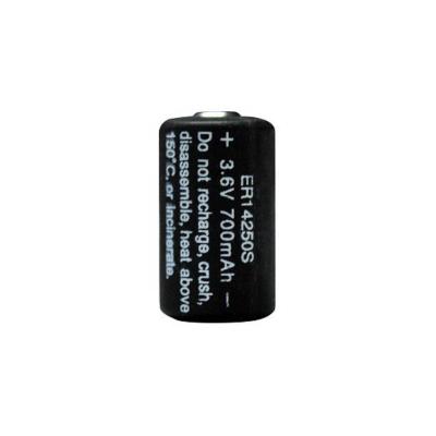 China 1/2AA3.6V ER14250S-150 high temperature resistant 150degrees 600mAh lithium thionyl chloride Li/SOCI2 lithium primary battery for sale