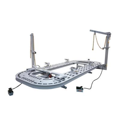 China Auto Car Dent Puller Machine Square Hole Chassis Body Repair Frame Straightening Machine 3500kg for sale