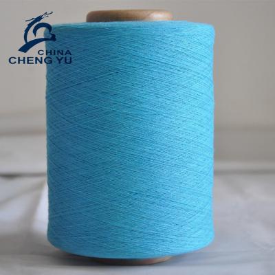 China Abrasion-Resistant Ne20s/1 Cotton Blend Yarn Recycled Carded Yarn For Weaving for sale