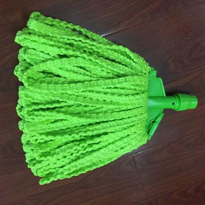 China Sustainable Microfiber Mop Plastic Head Mop Head Microfiber Wipe Head for sale