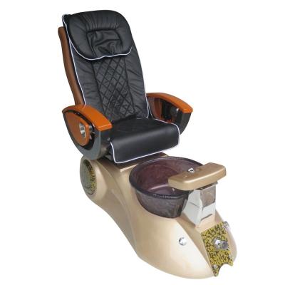 China Top Luxury Black Salon Furniture Hot Selling Beauty Salon Foot Spa Massage Pedicure Chair for sale