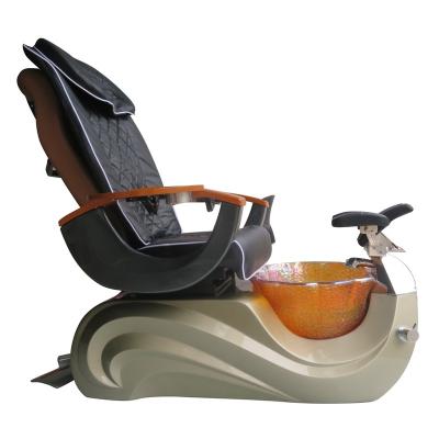 China Wholesale Beauty Salon Queen Foot SPA Chair Used Nail Salon Furniture Modern Throne Pedicure Chair With Spray for sale