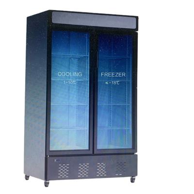 China Dual-temperature Restaurant Stand Alone Freezer & Cooler Combo Cooler & Freezer Cabinet Cooler & Freezer for sale