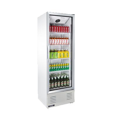 China Single-temperature beverage cooler small door commical glass door handle fridge glass door beverage cooler for sale