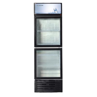 China Chinese Professional Single-temperature Manufacturer Glass Door Merchandiser Refrigerator with LED Lighting for sale