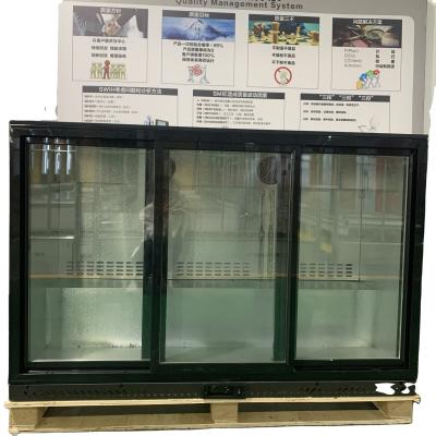 China Double-temp Under Bar Refrigerator Bar Back Cooler Sliding Door Bar Counter Refrigerated for sale