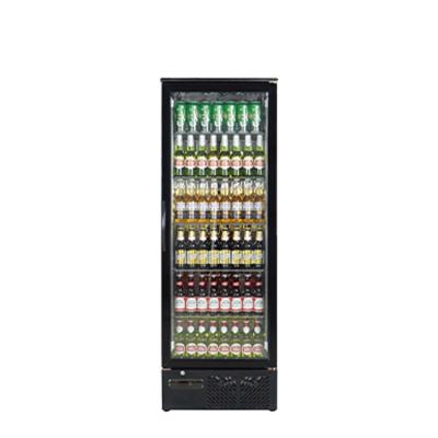 China Tall Bar Fridge Rack Fridge Single-temperature Refrigerators Glass Door Display for sale