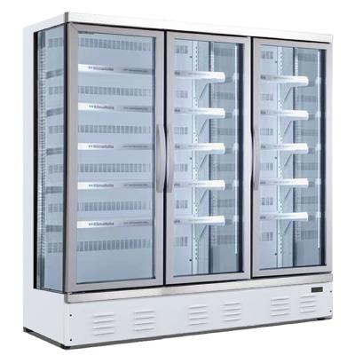 China Cooler Single-temperature 1759l 3-Door Fridge Beverage Deli Refrigerators for sale