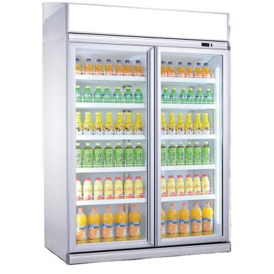 China Single-temperature Supermarket Commercial Grocery Store Cooler Refrigerators for sale