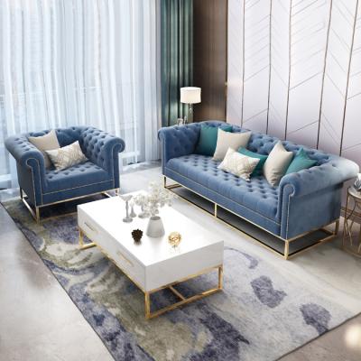 China New Modular Design Royal Luxury Chesterfield Modern Leather Sofa Set For Hotel Living Room Sofa Home Furniture for sale