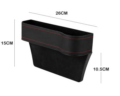 China Multifunctional Leather+plastic car seat slot storage box slot storage box car supplies car built in bag storage box for sale