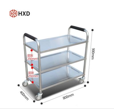 China energy & Mining Best Selling, Good Price Kitchen Food Service Cart Cart For Sale Medical Hospital Cart 201/304 Stainless Steel Commercial for sale